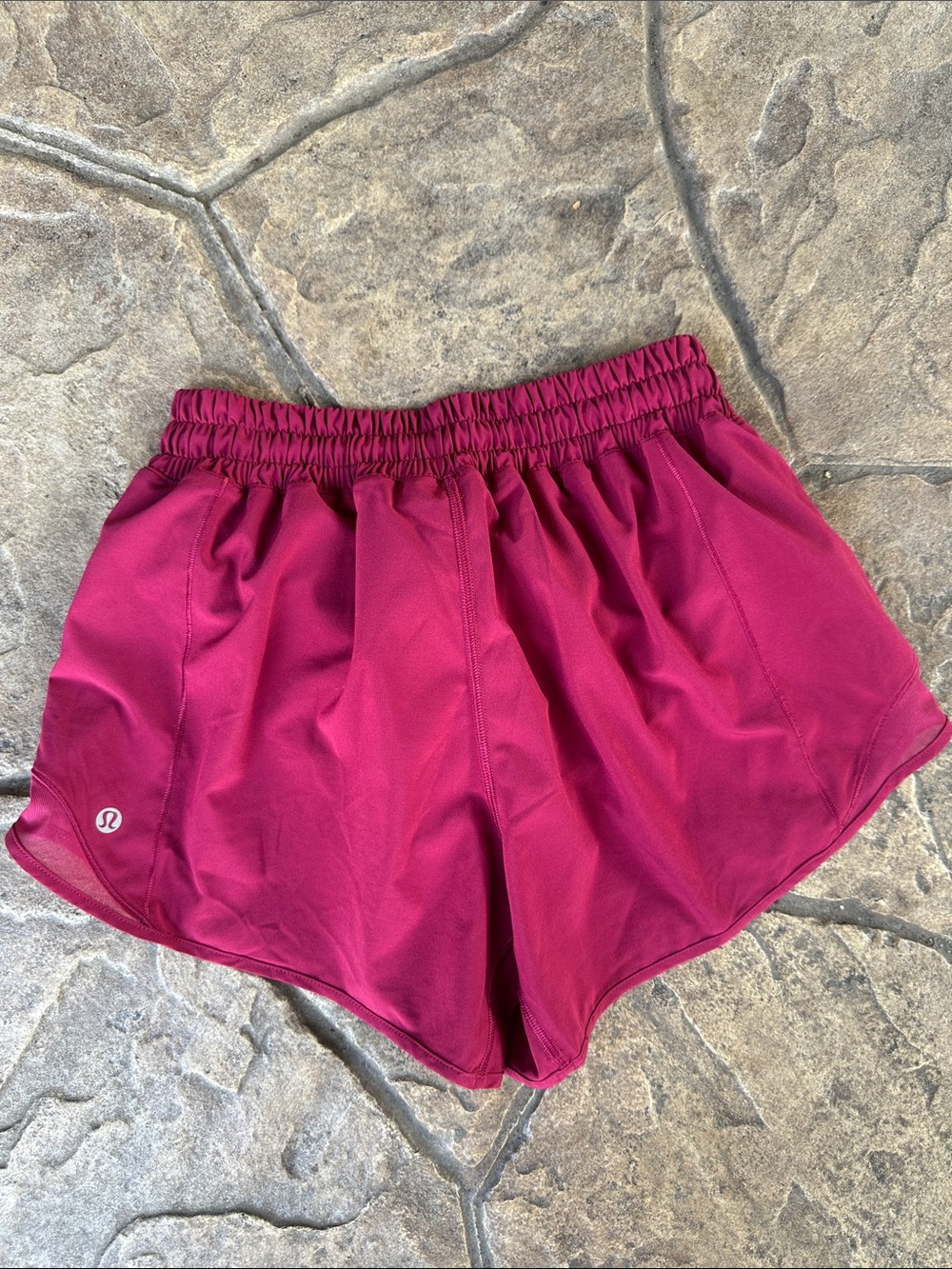 lululemon athletica Women's Magenta Athletic Running Shorts